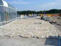 Zunanja ureditev polaganje quarcita TERME PTUJ 1500m2